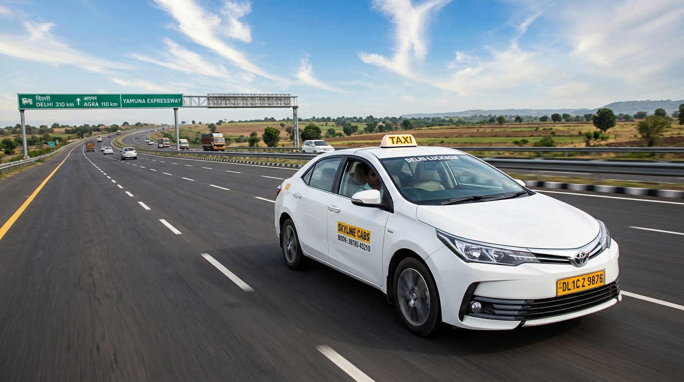 Lucknow to Agra Cab: Fast Highway Drive via Agra-Lucknow Expressway