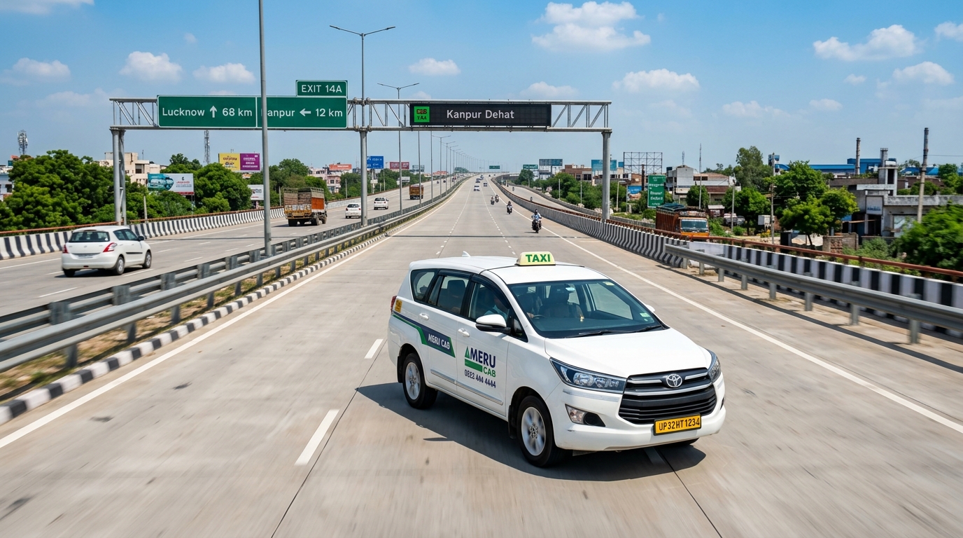 Lucknow to Kanpur Cab Booking: 1-Hour Fast Highway Taxi Service